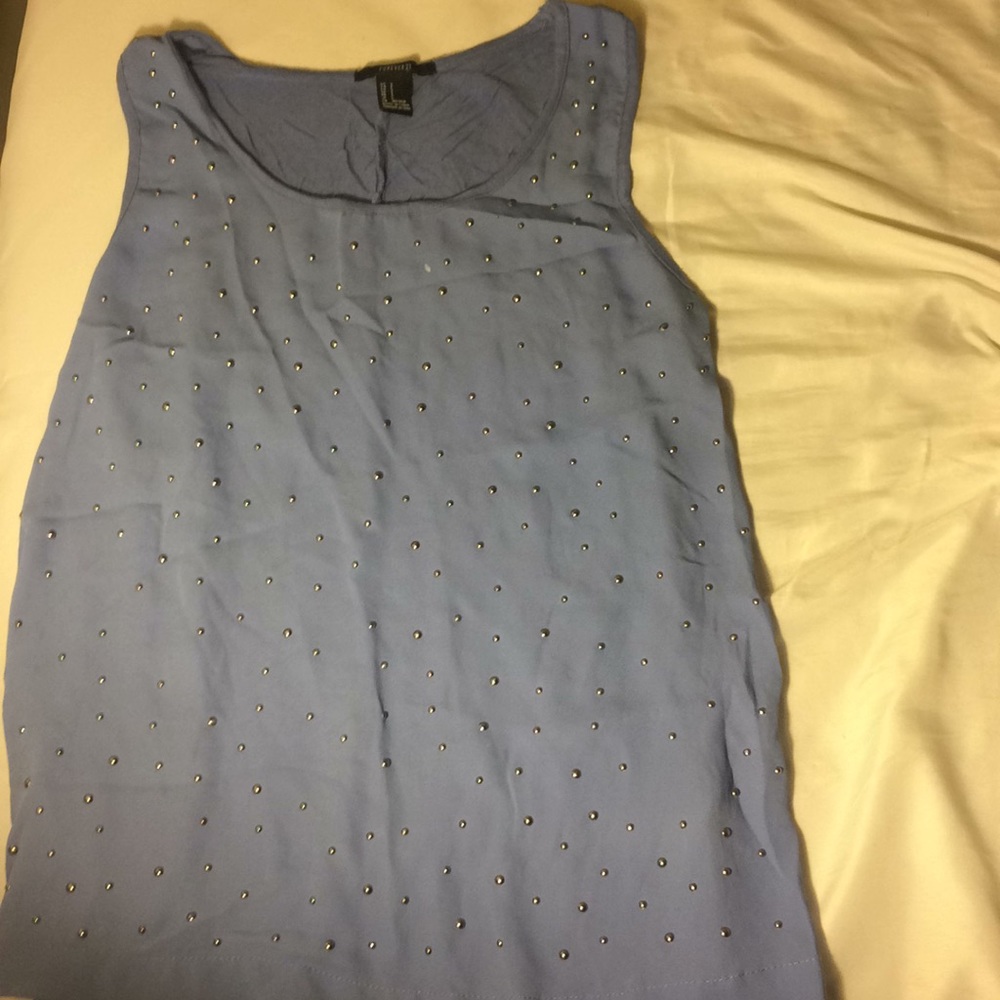 Sequined tank top